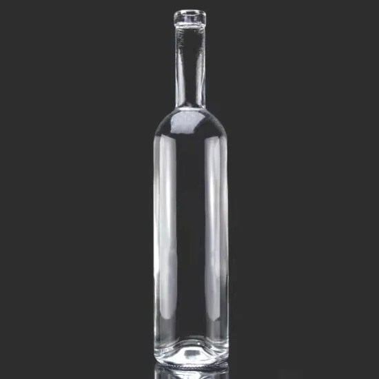 700 мл 750 мл 1000 мл необычные винтажные пустые стеклянные бутылки для спирта текилы с высоким кремнем